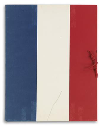 BERNARD VILLEMOT (1911-1989). LES PARISIENNES. Portfolio of 5 lithographs. 1971. Each 26x20 inches, 66x52 cm. Mourlot, Paris.